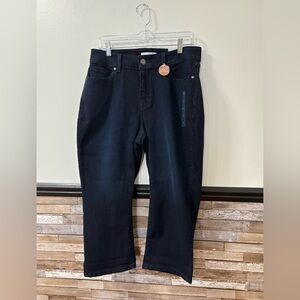 Lane Bryant Women's Straight Leg Cropped Curvy Fit Size 14 jeans